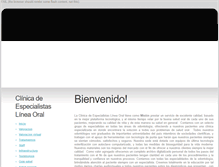Tablet Screenshot of lineaoral.com